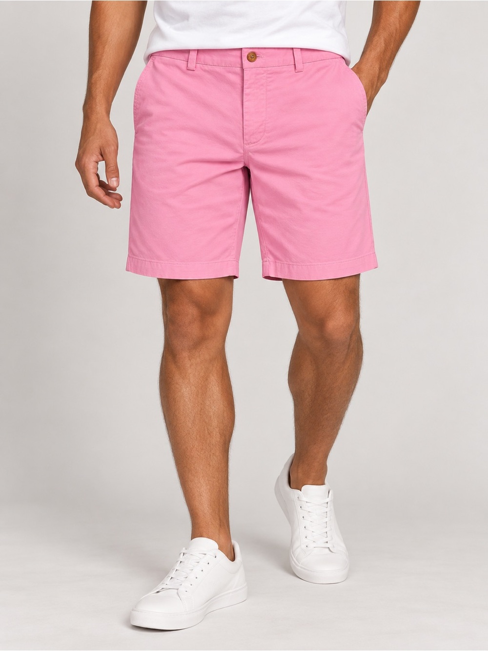 Men’s/Boys Vineyard Vines Pink Flat Front Chino Shorts. (0025)
